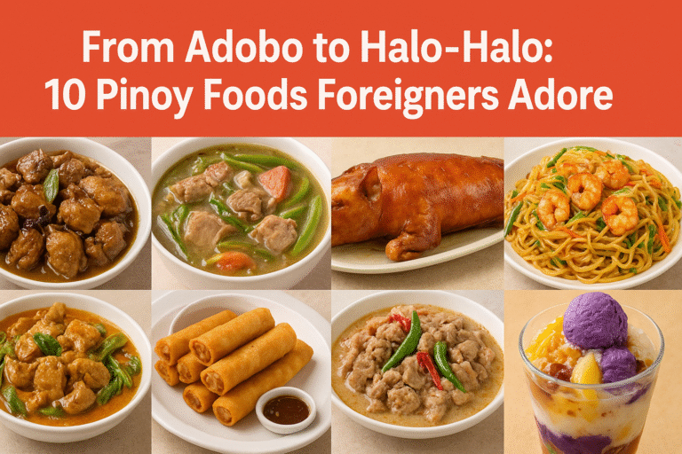 From Adobo to Halo-Halo: 10 Pinoy Foods Foreigners Adore
